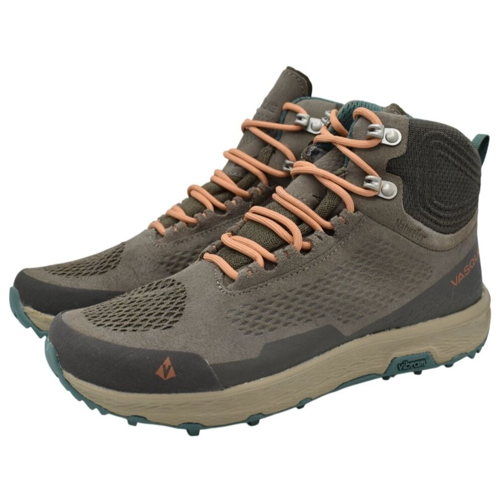 Vasque Womens Size 7 Breeze LT NTX Waterproof Bungee Cord Mid Hiking Boots Shoes